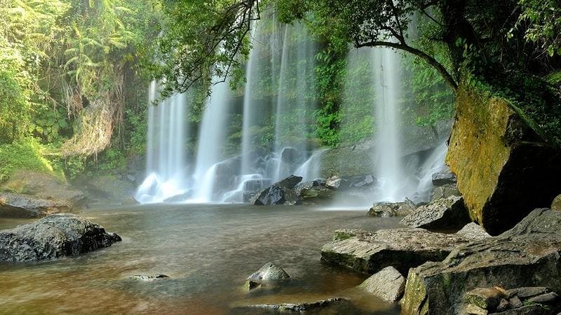 Siem Reap : Découverte de Phnom Kulen et du village sur pilotis de Kampong Phluk