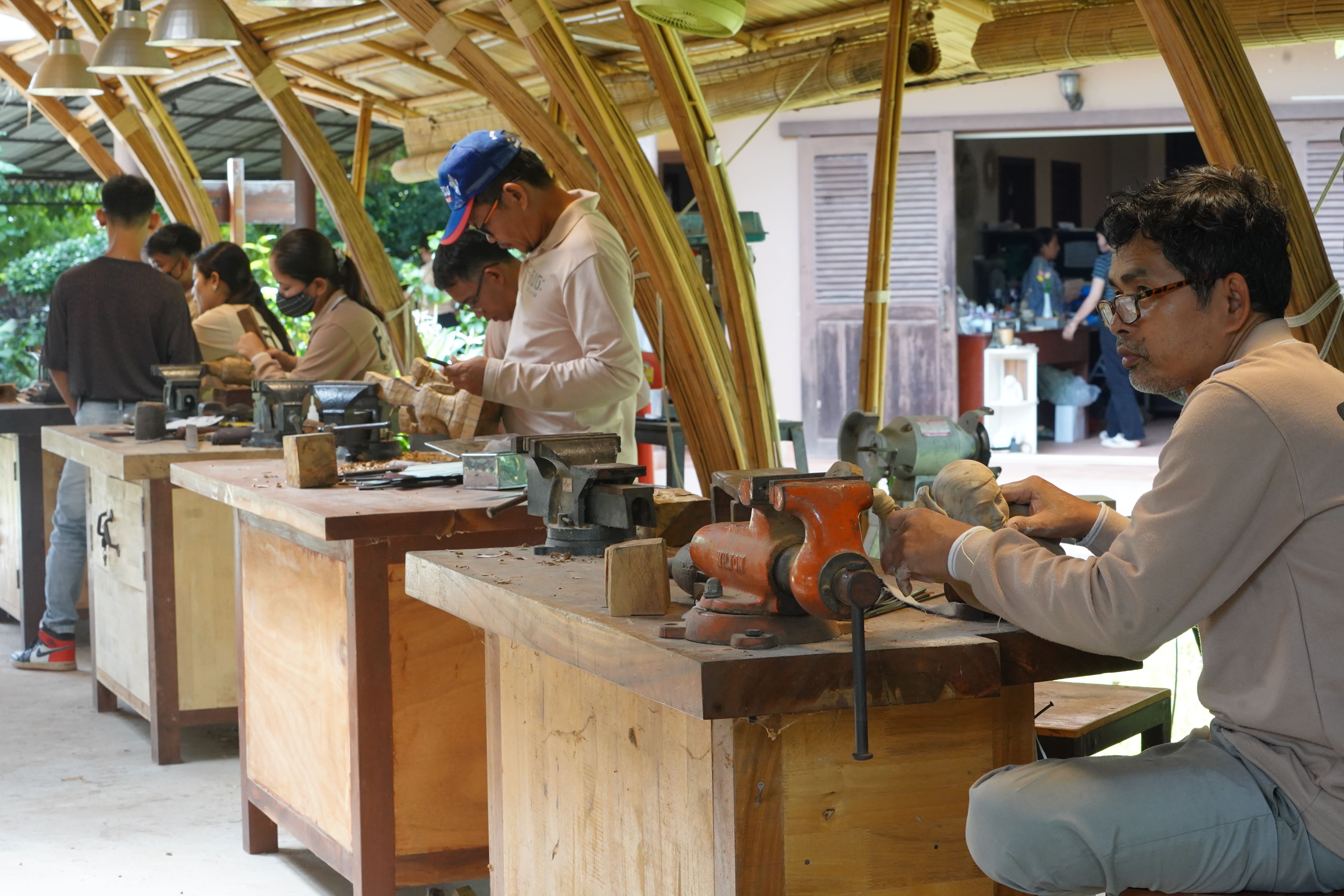 Traditional Khmer Woodcarving Workshop